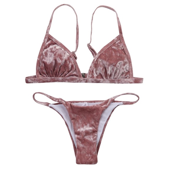 Velvet pink bikini - Picture 1 of 1